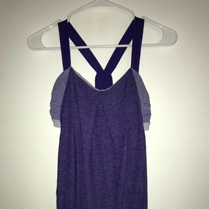 Purple Lululemon Athletic Tank  w/ Sports Bra